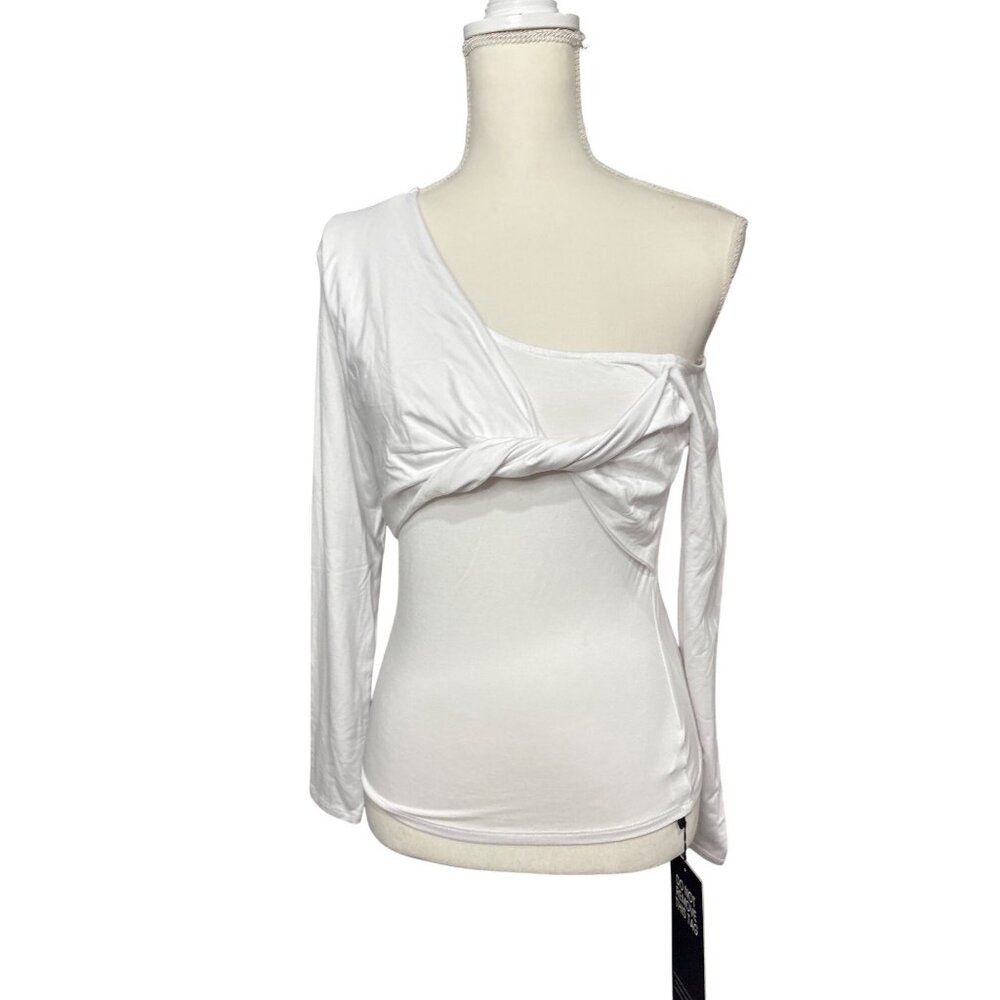 ASTR the Label Kora Top in White Small New Womens Long Sleeve Tee - Picture 5 of 11